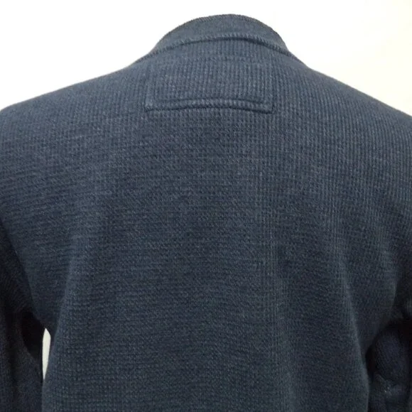 L.L. Bean Katahdin Waffle knit Fleece lined Henley Shirt Top Men Small Sm S - Picture 15 of 16